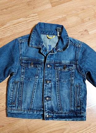 Джинсовая куртка osh kosh  р 4(98-104см)