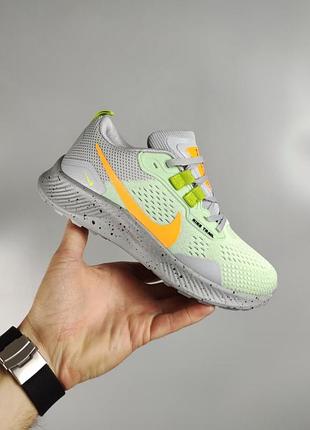 Nike pegasus trail green gray