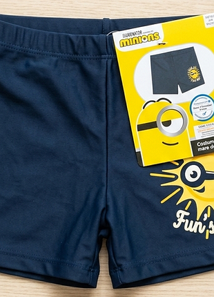 Дитячі плавальні шорти для хлопчика minions "міньйони", 98-104, 122-128
