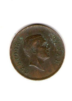 Саравак un королевство сараваксчастлив вайнер брук 1 цент, 1930 год бронза, 5.48g, ø 24mm no2158