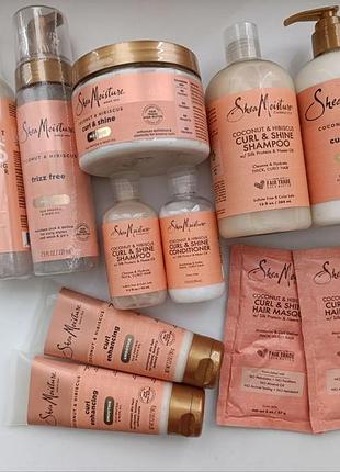 Набір sheamoisture для кучерявого волосся 384 мл*2