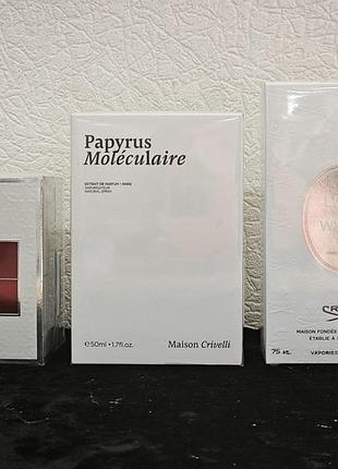 Kajal ruby creed love in white maison crivelli papyrus moleculaire extrait de parfum