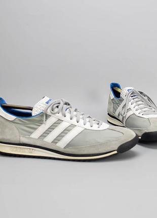 Крутые замшевые кроссовки adidas sl72