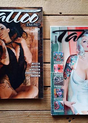 Журналы тату tattoo energy, tattoo-1, журнал-каталог tatowier (татуировки, татуаж)