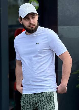 Lacoste футболка basic мужская
