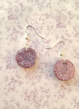 Сережки черепашата черепашк hand made бронз сережки мален міні легк 5