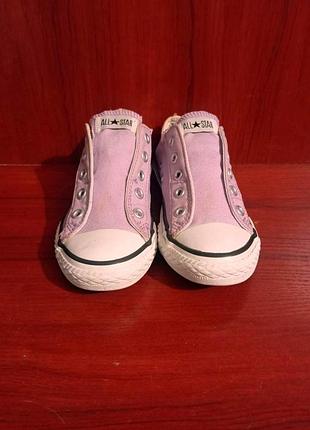 Кеди converse chuck taylor all star low lilac оригінал, бузкові/лавандові 31р (19см) - 350 грн