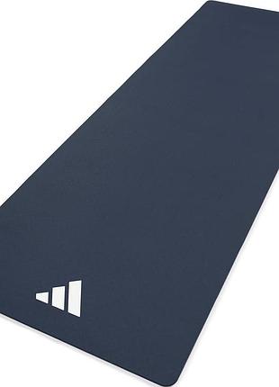 Коврик для йоги adidas yoga mat синий 176 х 61 х 0,8 см (adyg-10100bl-nl)