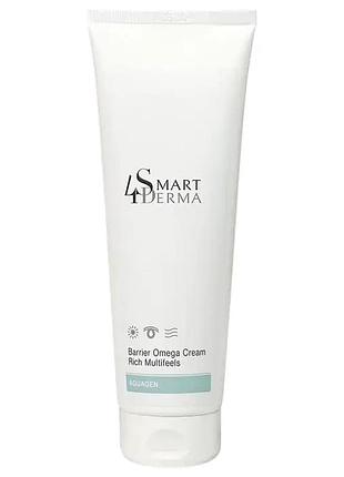 Розкішний живильний крем з церамідами smart4derma barrier omega cream rich multifeels 230 мл