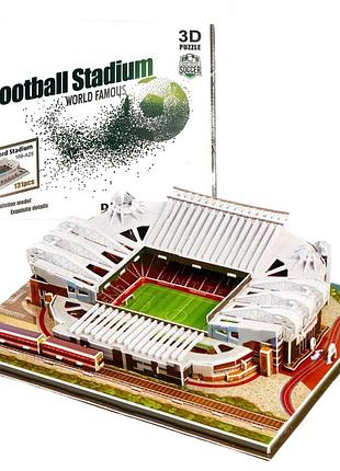 Стадион манчестер юнайтед . огромные 3d пазлы "old trafford" трехмерный конструктор-головоломка.