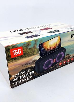 Колонка для вечеринок на даче tg333, bluetooth колонка с динамической подсветкой акамуляторна zs-53