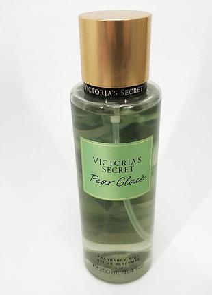 Міст вікторія сікрет pear glacé 250мл original, хороший спрей для тіла, парфум спрей uz-75