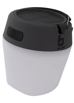 Фонарь кемпинговый bo-camp wega powerbank solar 180 lumen white/grey/black (5818735)