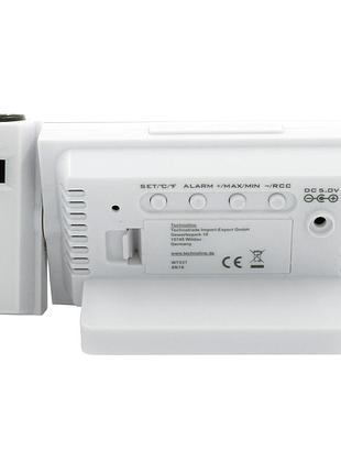 Часы проекционные technoline wt537 white (wt537) 4