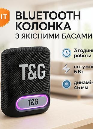 Портативна колонка portable wireless speaker tg396, портативна акустична bluetooth колонка od-34