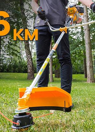 Бензокоса powermat 6км + аксессуары (польша) 6