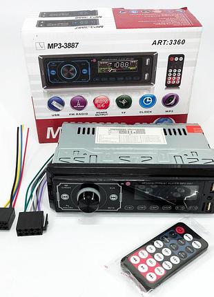 Штатные автомагнитолы mp3 3887 iso 1din, магнитофон в машину с блютуз, автомагнитофон 1din am-83