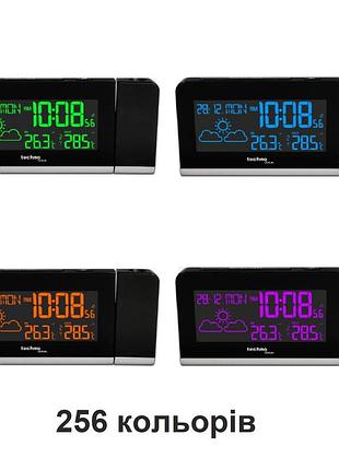 Часы проекционные technoline wt539 black (wt539) 5