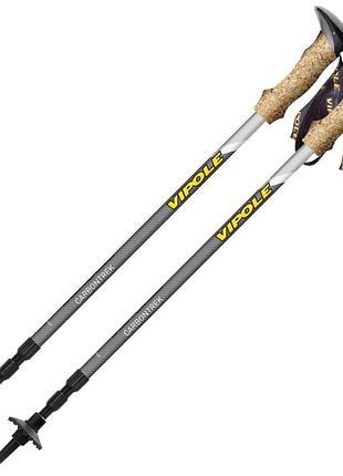 Палки трекинговые vipole carbontrek cork dlx (s25 02)