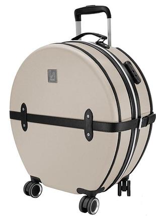 Валіза semi line 20" (s) champagne/black (t5674-2)