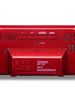 Годинник настільний technoline wt197 red (wt197) 5