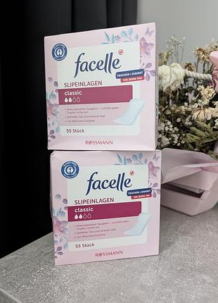 Прокладки женские ежедневные facelle classic 55 шт