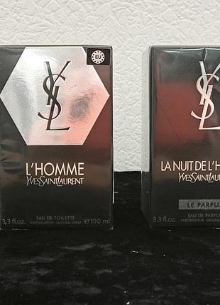 Yves saint laurent ysl la nuit de lhomme le parfum 100мл