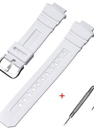 Ремешок для casio g-shock g-7700 white si