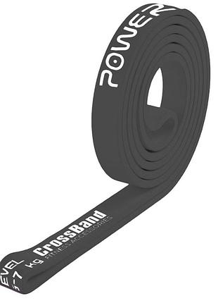 Эспандер петля (резинка для фитнеса и кроссфита) powerplay 4115 power band черная (2-7kg)