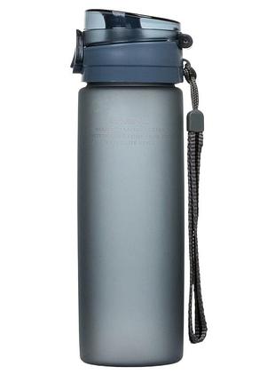 Пляшка для води casno 650 мл kxn-1157 сіра