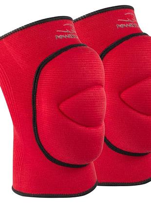 Наколенники powerplay pp-8000 elastic knee support (пара) красные l