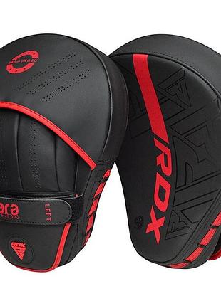 Лапи боксерські rdx f6 kara matte red