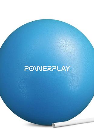 Мяч для пилатеса, йоги и реабилитации powerplay pp_4415 body shape ball 22 см синий
