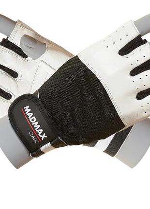 Рукавички для фітнесу madmax mfg-248 clasic white xxl