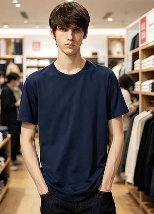 Uniqlo чоловіча футболка supima supima® cotton t-shirt