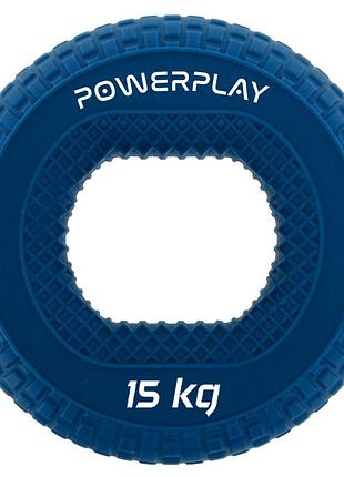Еспандер кистьовий силіконовий powerplay pp-4333 hand grip light 15 кг. синій