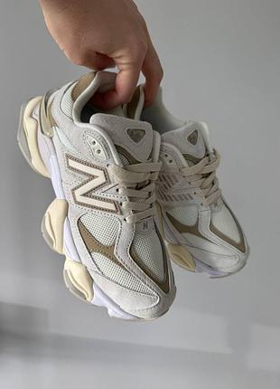 Кроссовки new balance 9060 sea salt brown