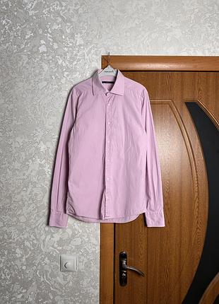 Gucci by tom ford pink cotton long sleeve button down shirt size 40