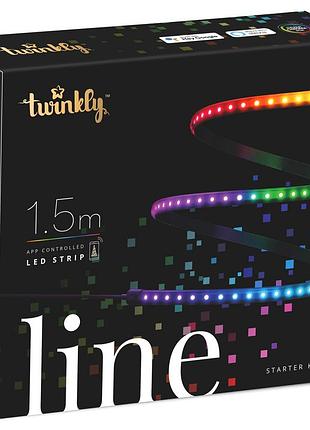 Лента smart led twinkly line rgb 100 ip20 1.5м черный кабель