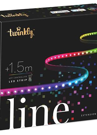 Лента smart led twinkly line rgb 100 ip20 удлинитель twl100stw-beu 1.5м черный кабель