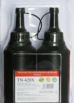 Заправочный комплект для картриджа pantum tl-420h, tl-420x (2*3000стр; 2 тонера, 1чип)