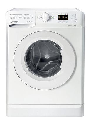 Стиральная машина indesit фронтальная, 5кг, 1000, a++, 43см, белый