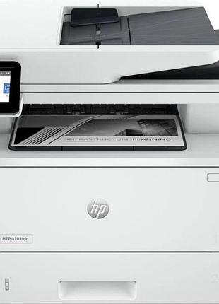 Мфу а4 ч/б hp laserjet pro 4103fdn