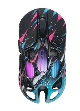 Мышь gravastar mercury x pro, 8k, bt/wl/usb-a, rgb, neon graffiti