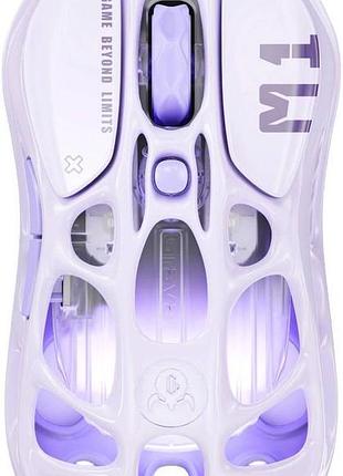 Мышь gravastar mercury m1 pro, magnesium alloy body, bt/wl/usb-a, rgb, lavender purple