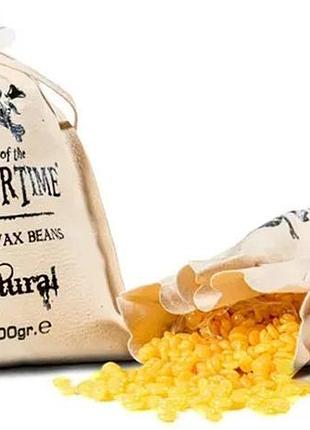 Твердый воск для депиляции barbertime hard wax beans (natural) 500 г