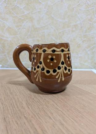 Горнятка для кофе, майолика, винтаж