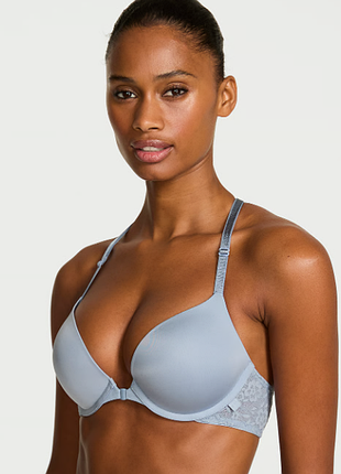Бюстгальтер пуш-ап victoria's secret размер 34в (75в) застежка спереди кружевной бюстгальтер оригинал