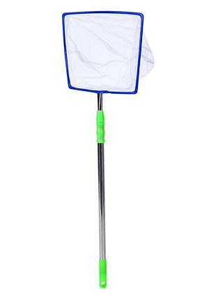 Сачок для бабочек ms 4388(green-blue) телескопическая ручка 46-69 см