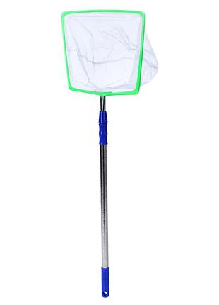 Сачок для бабочек ms 4388(blue-green) телескопическая ручка 46-69 см